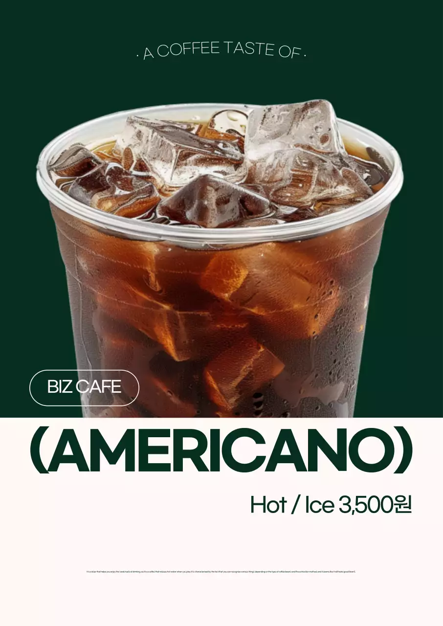 Iklan Kopi Hijau Modern