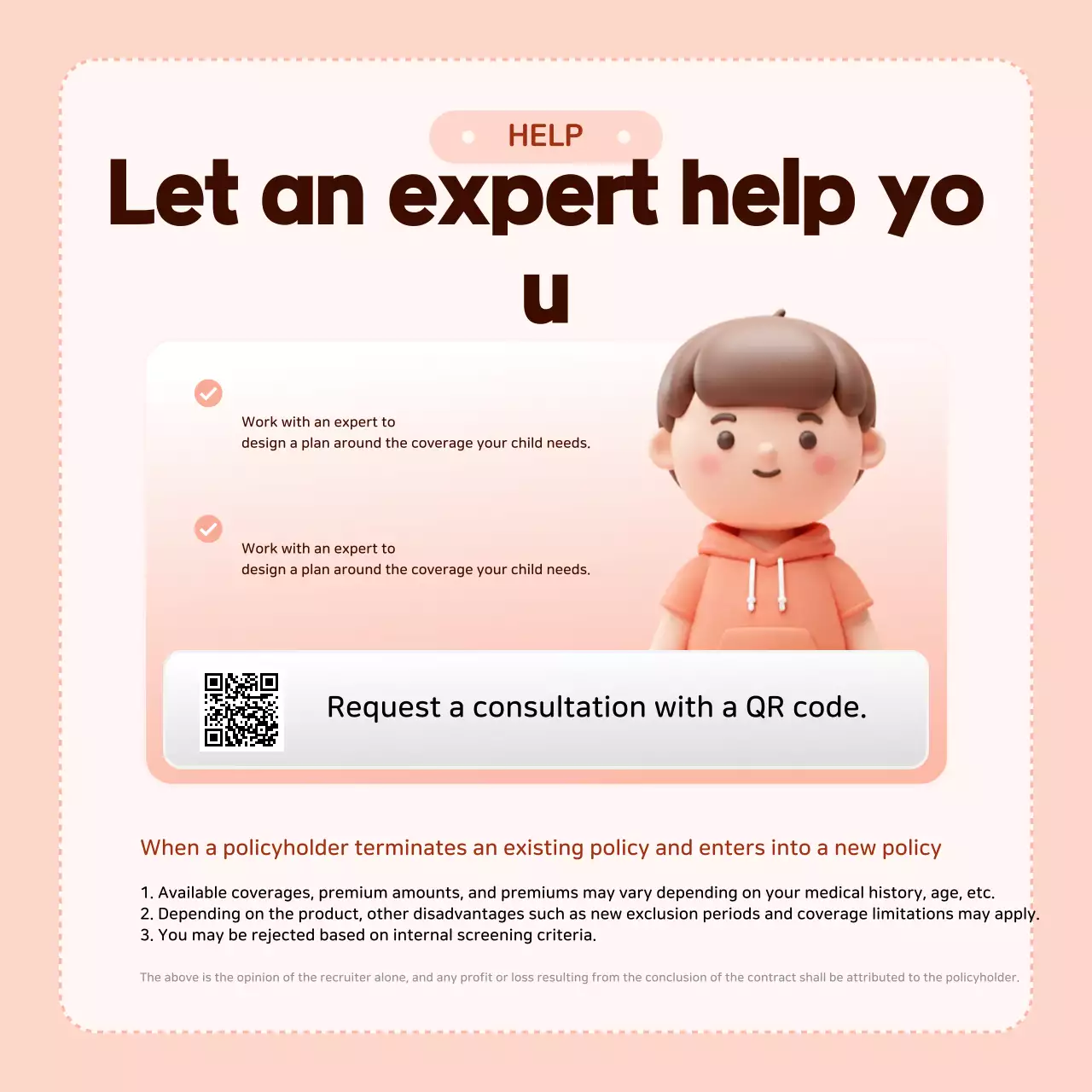 Informações sobre o seguro Pink Baby