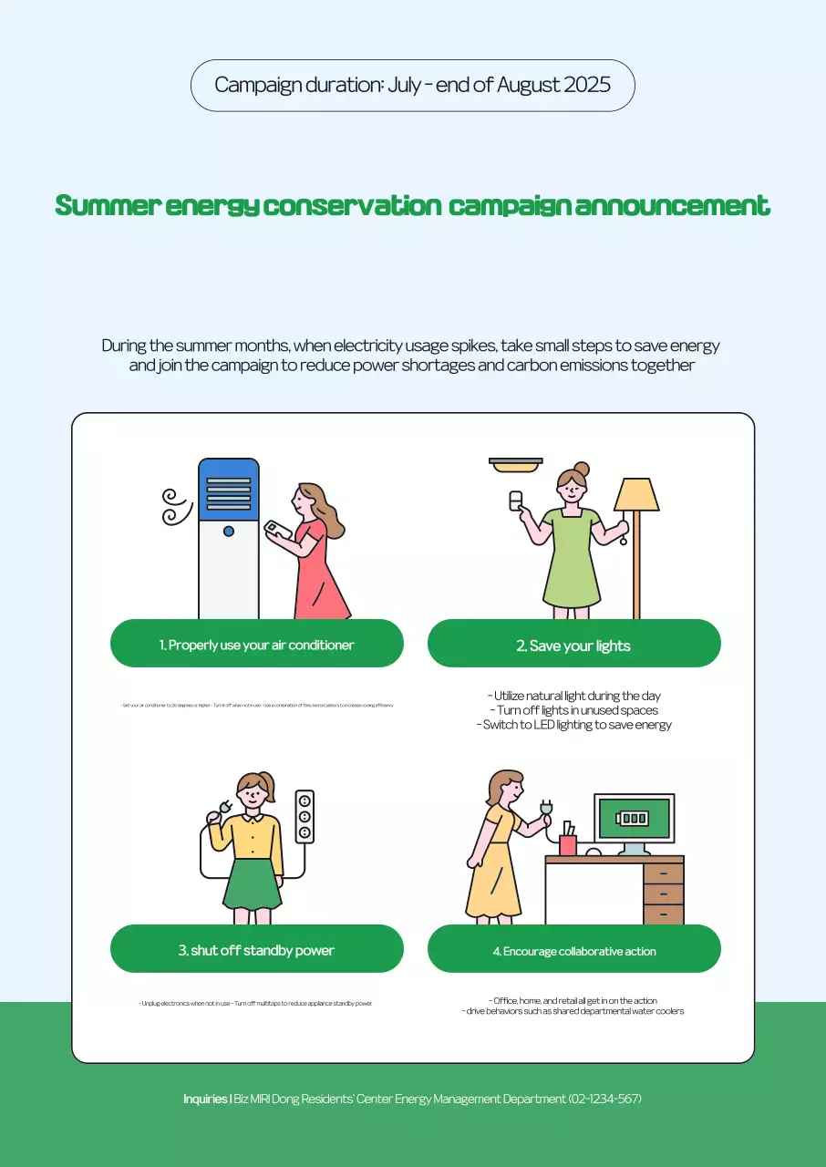 Hướng dẫn Chiến dịch Tiết kiệm Năng lượng Sạch Sky Blue