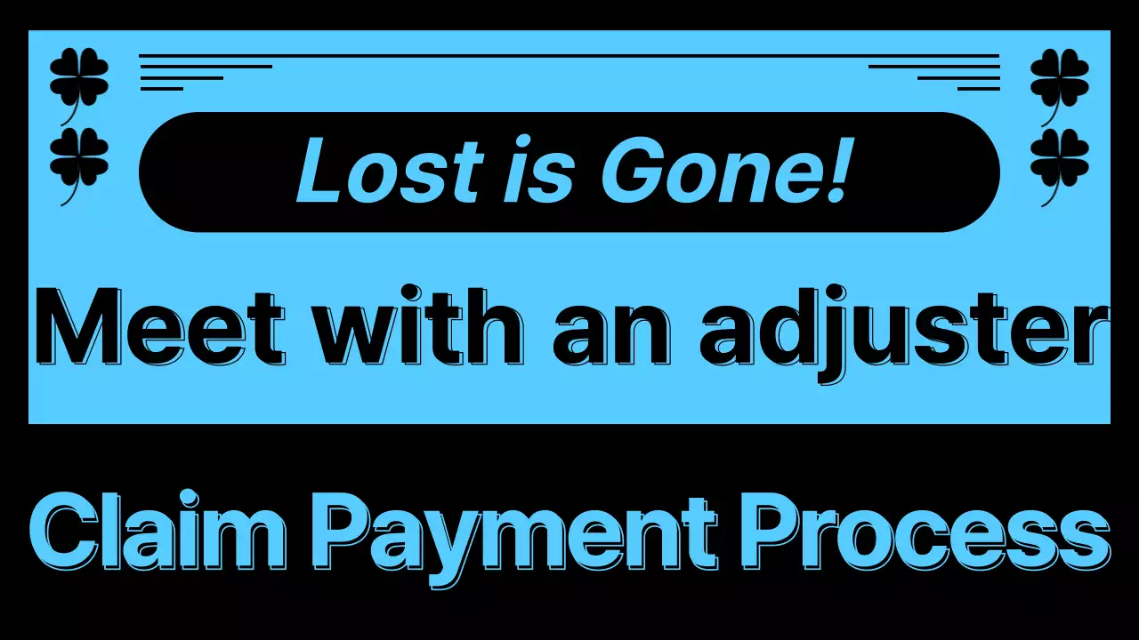 Anúncio de seguro moderno azul-celeste