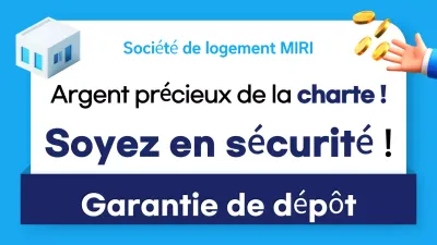 Titre principal de la garantie de retour de dépôt bleu et bleu marine moderne