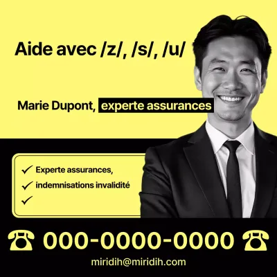 Promotion de l'assurance moderne jaune