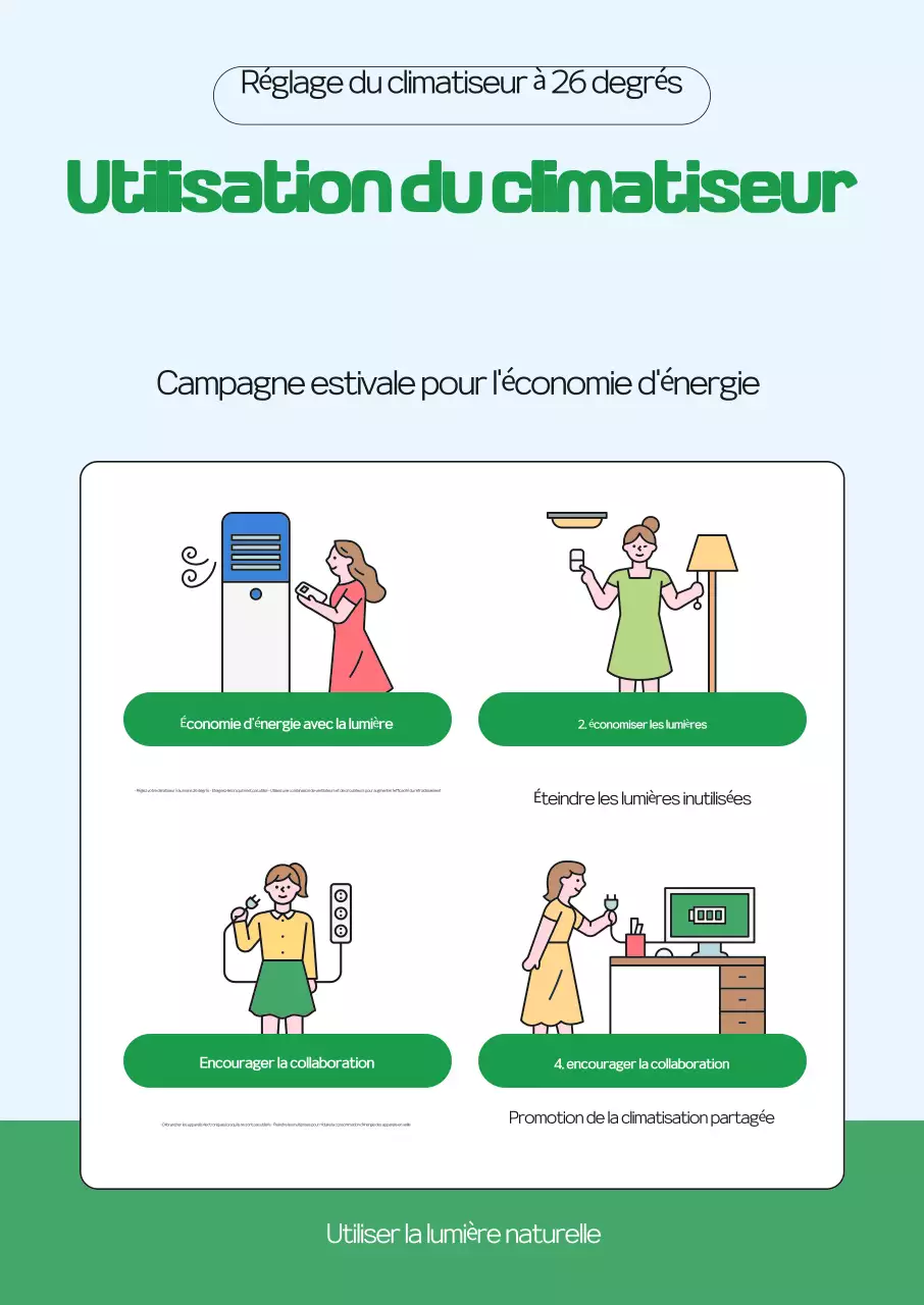 Guide de la campagne d'économie d'énergie propre Sky Blue