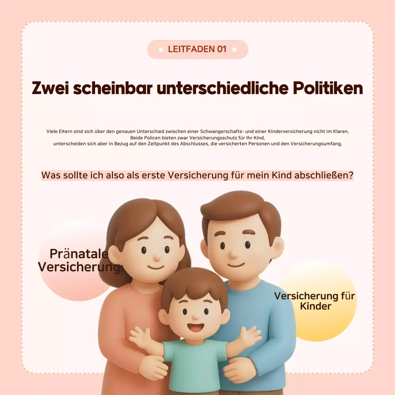 Informationen zur Pink Baby-Versicherung