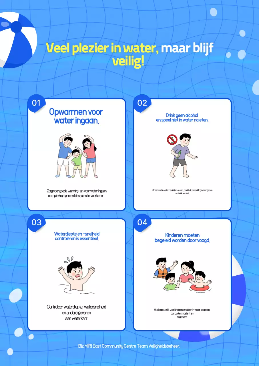 Gids voor de Blue Clean Safety-campagne