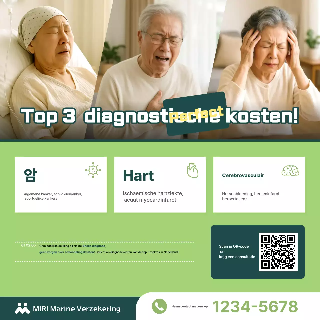 Groene moderne zorgverzekeringsgids