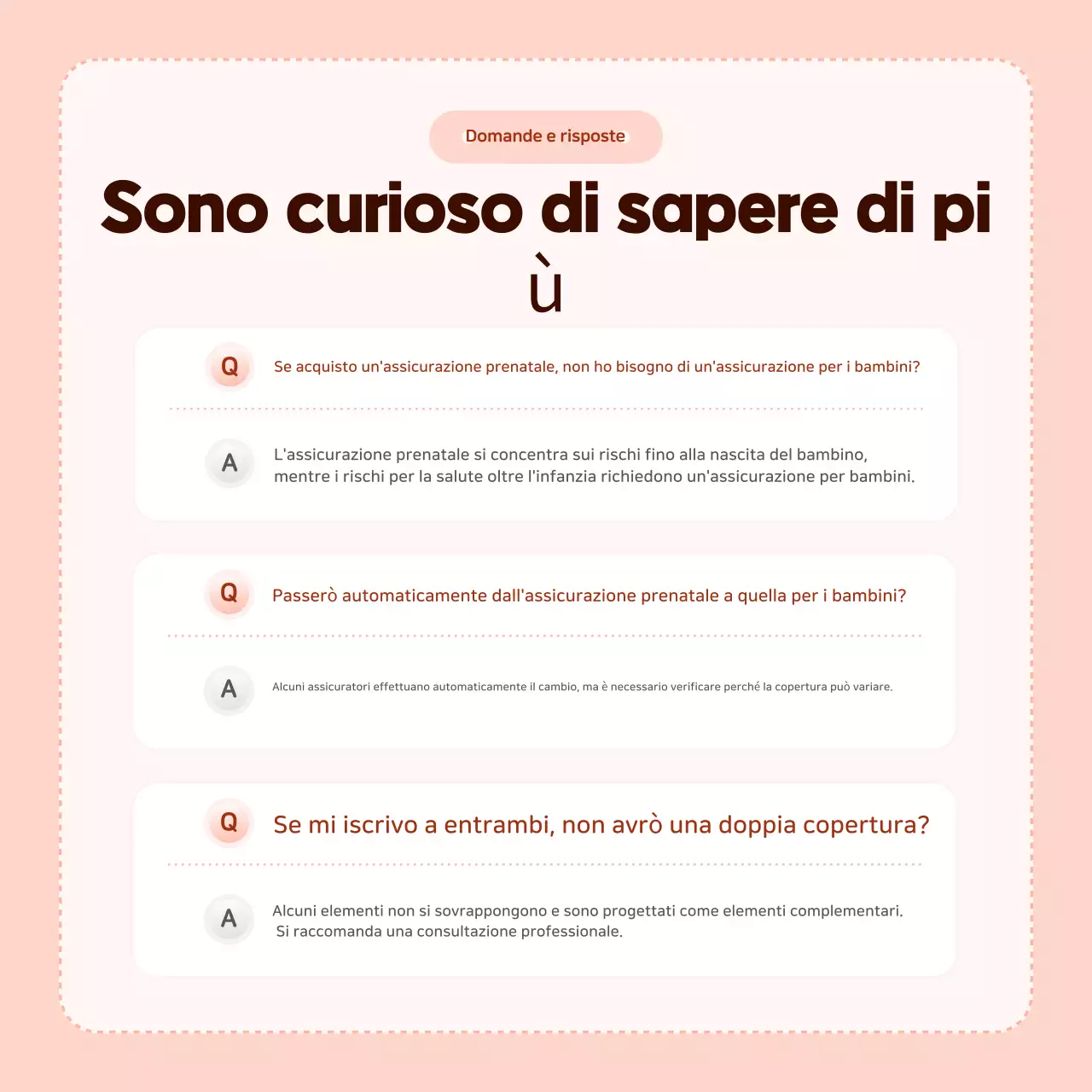 Informazioni sull'assicurazione Pink Baby