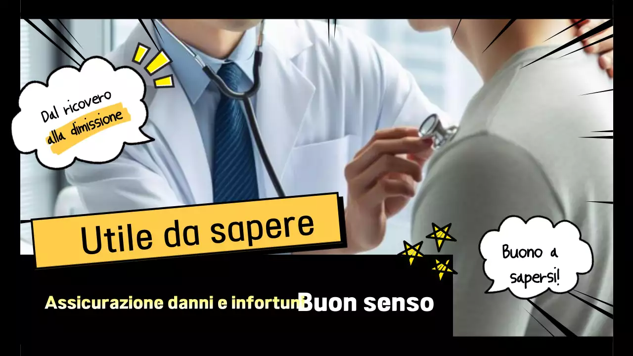 Consegna di informazioni assicurative moderne gialle