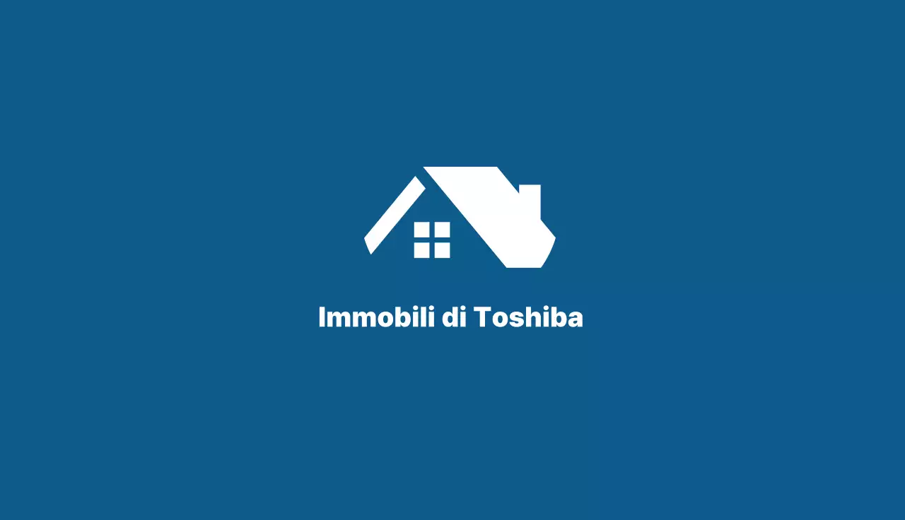 Logo immobiliare semplice blu