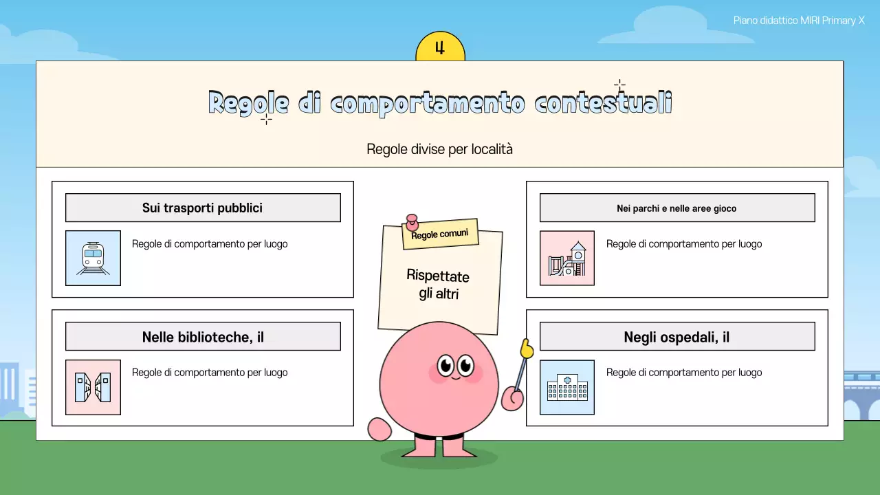 Materiali didattici per bambini blu cielo