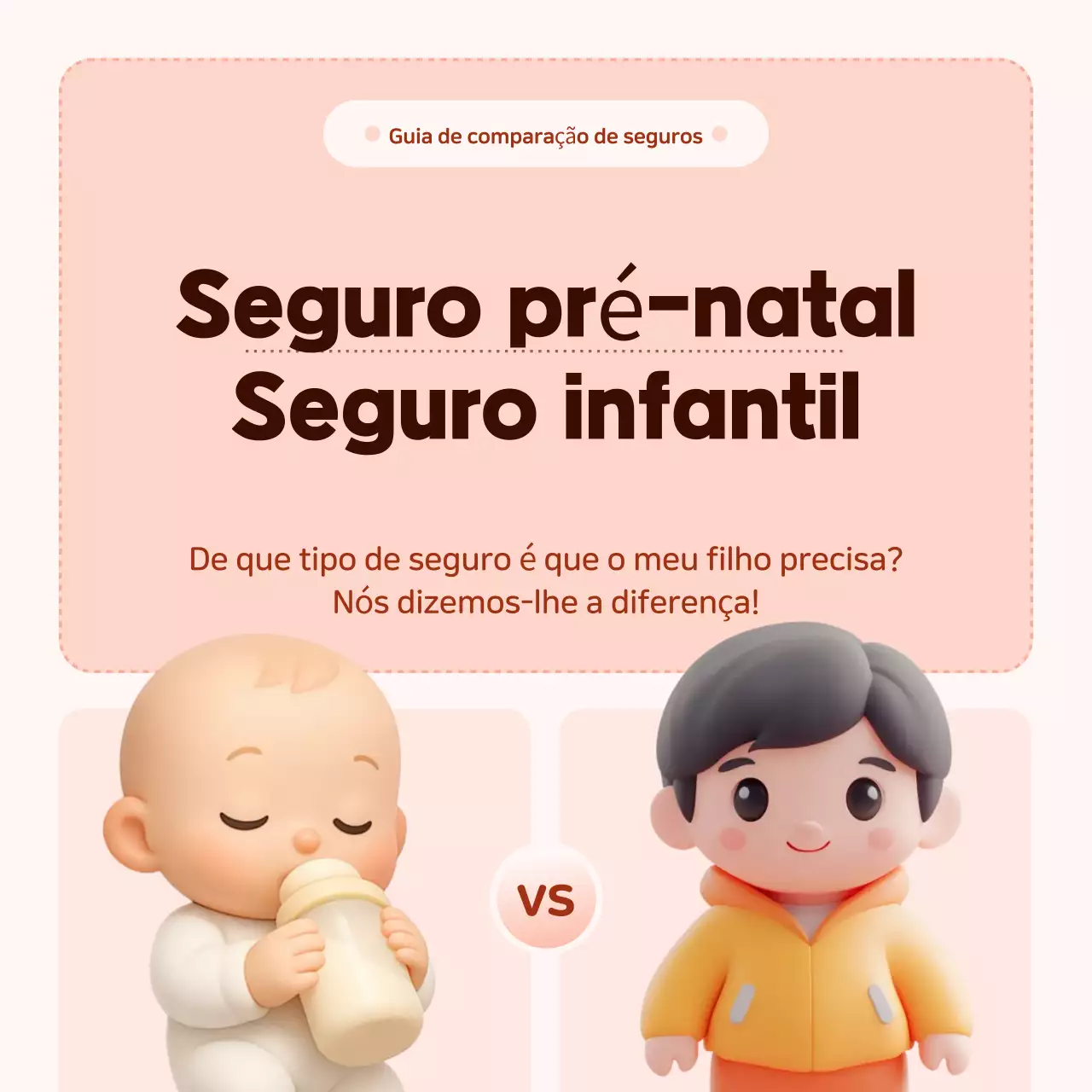 Informações sobre o seguro Pink Baby