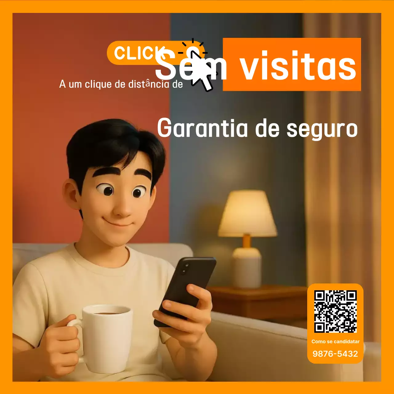 Anúncio de Seguro Simples Laranja