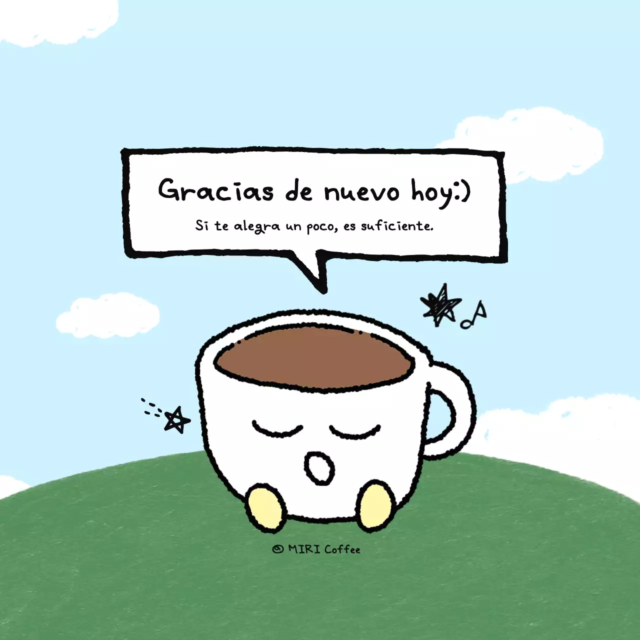 Promoción del Sky Blue Baby Cafe