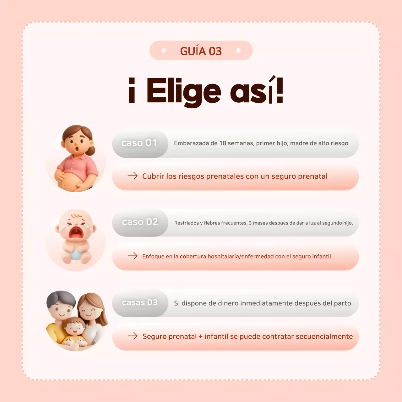 Información del seguro para bebés Pink Baby