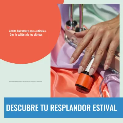 Anuncio de Orange Modern Skincare en redes sociales