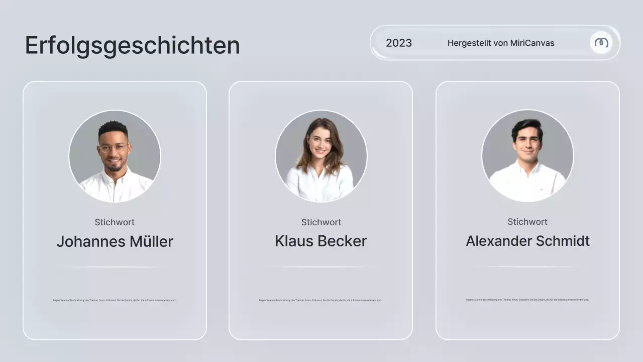 Grauer minimalistischer Wellness-Guide Präsentation