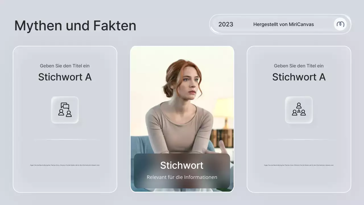 Grauer minimalistischer Wellness-Guide Präsentation