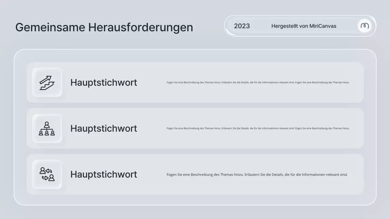 Grauer minimalistischer Wellness-Guide Präsentation