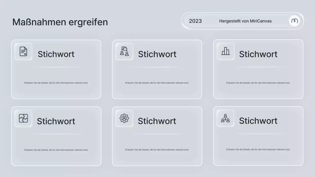 Grauer minimalistischer Wellness-Guide Präsentation