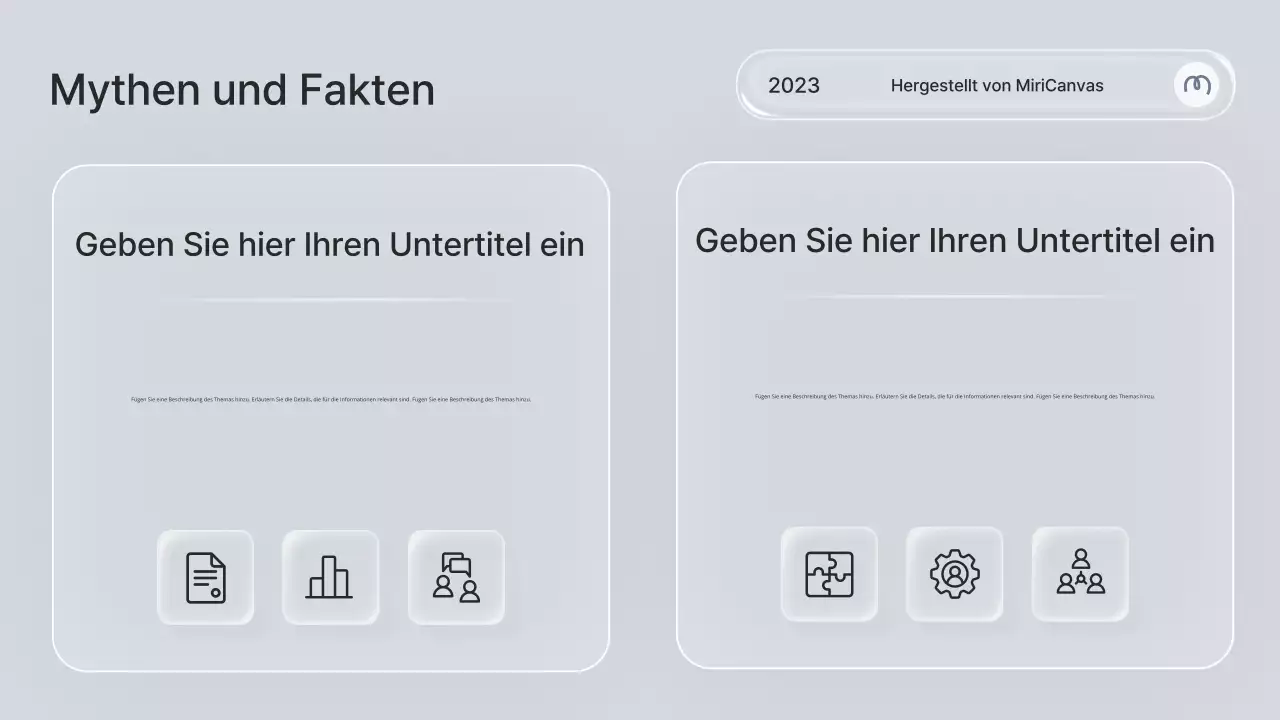 Grauer minimalistischer Wellness-Guide Präsentation