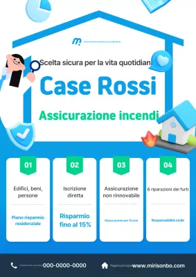 Pubblicità di Blue Modern Insurance