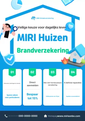 Advertentie voor Blue Modern Insurance