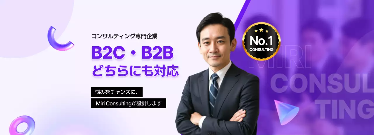 紫 モダン ビジネス ポスター