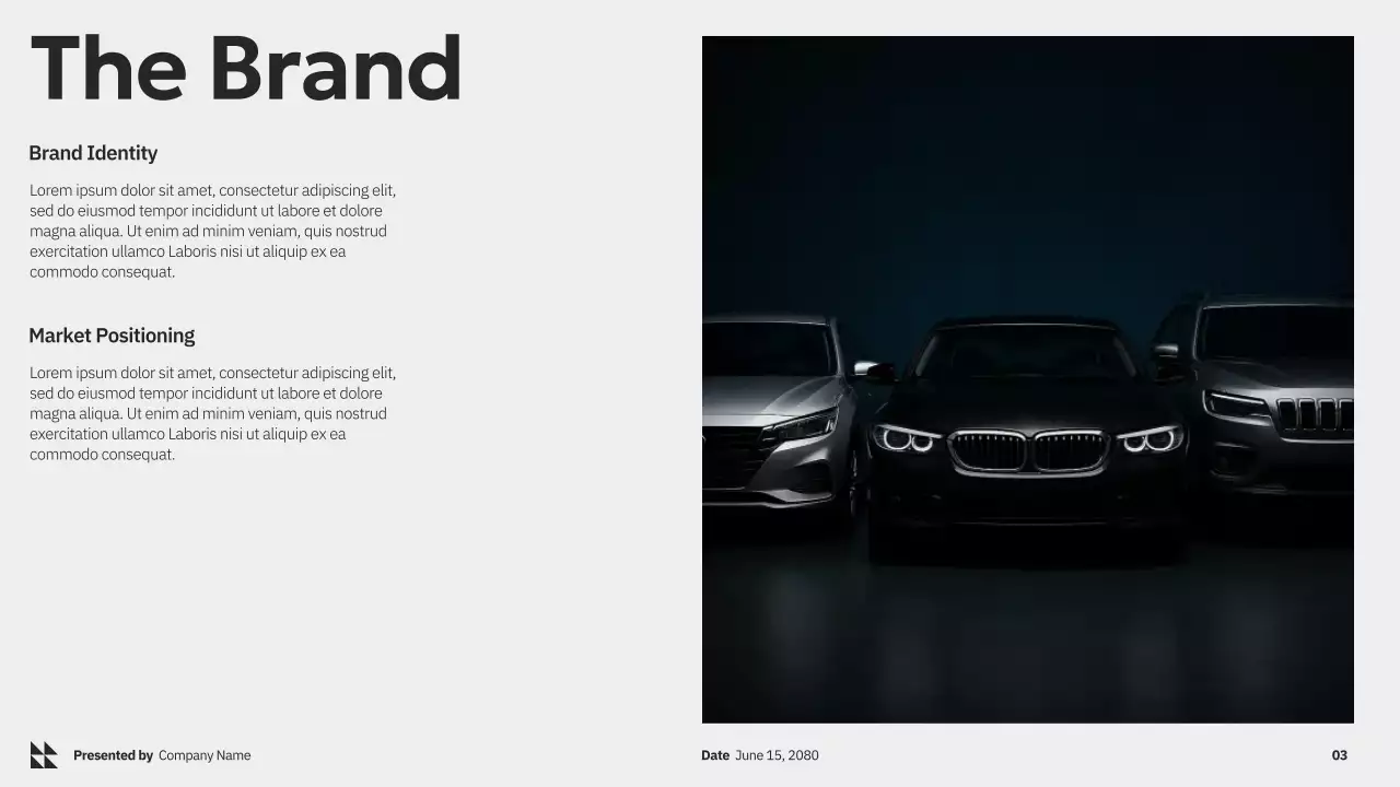 Grey Modern Marketing Presentation