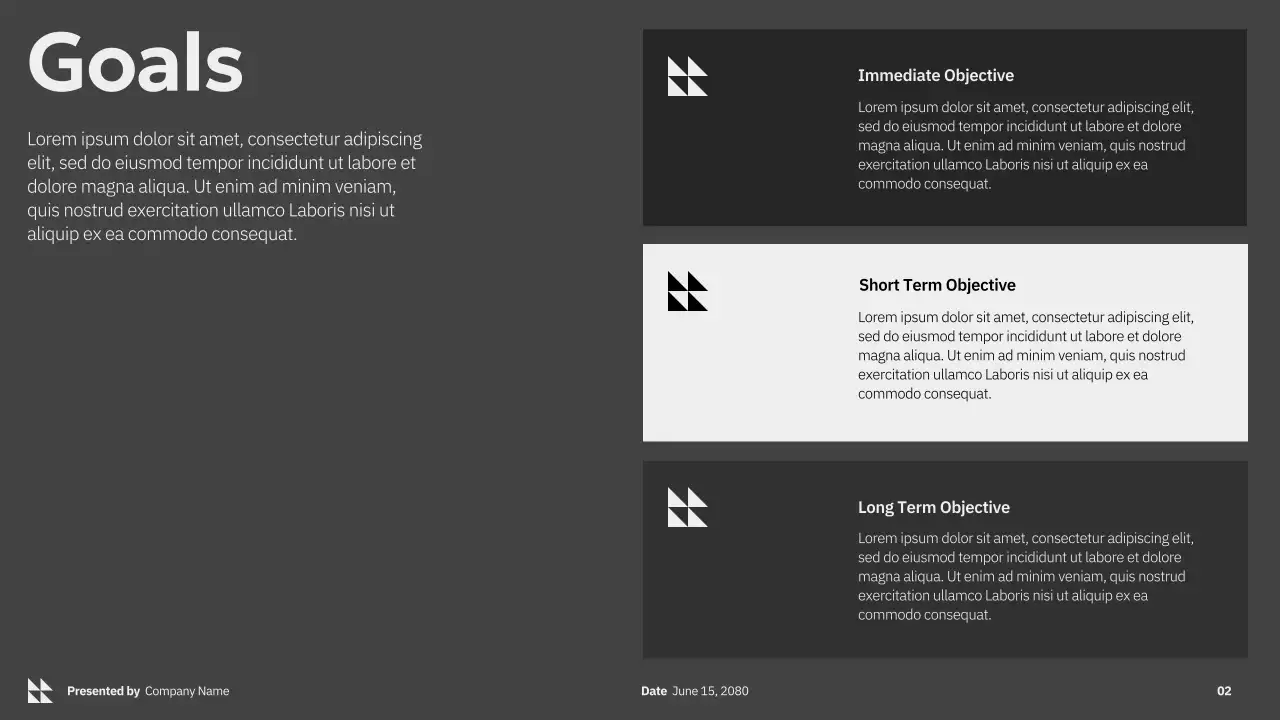 Grey Modern Marketing Presentation