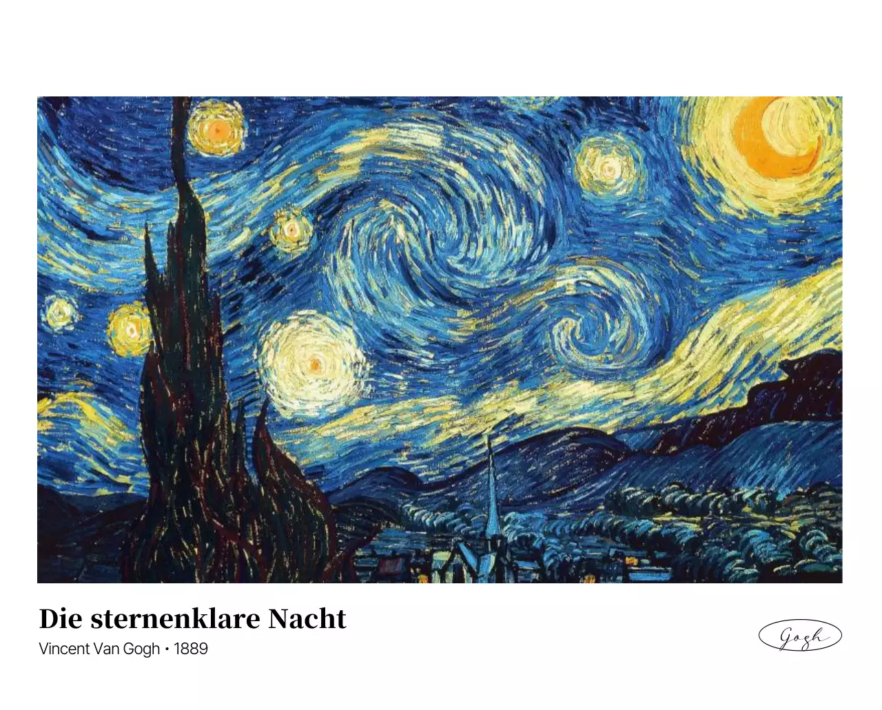 Ein schlichtes, klassisches Meisterwerk in Schwarz und Grau