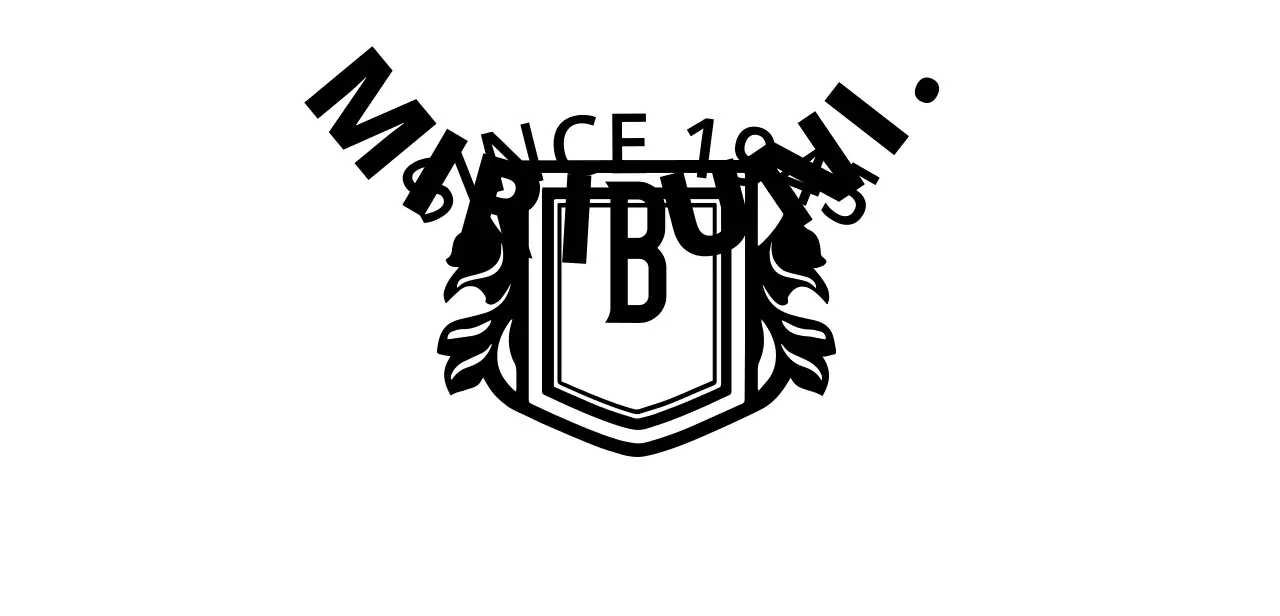 Simple modern symbol and emblem logo combination style university publicity and sales promotion