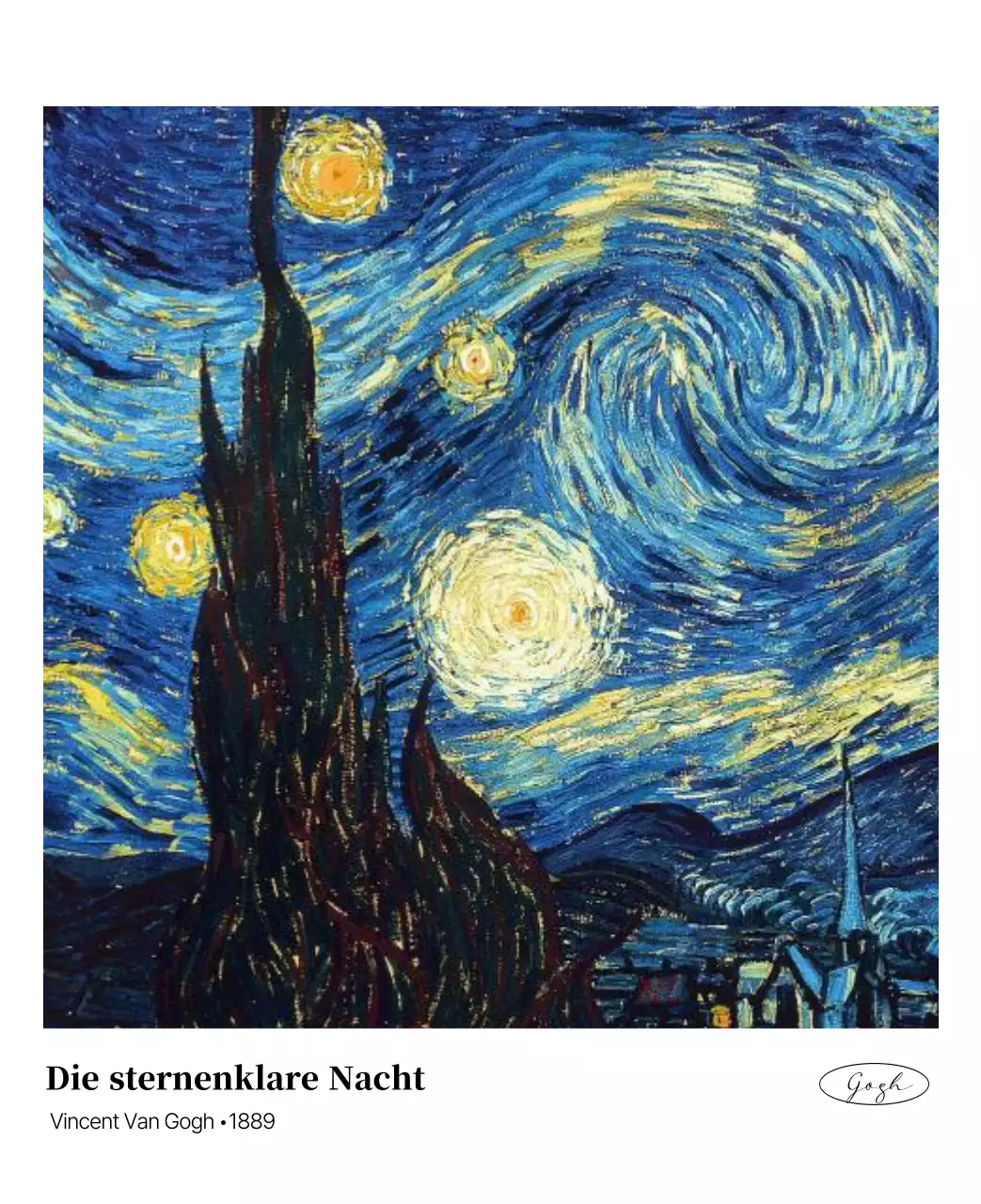 Ein schlichtes, klassisches Meisterwerk in Schwarz und Grau