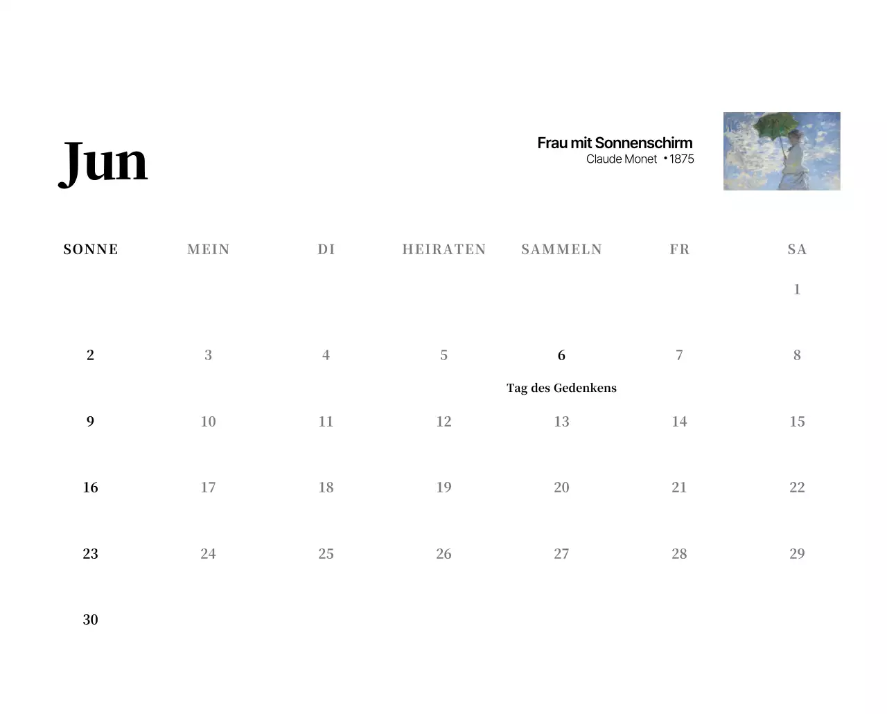 Ein schlichtes, klassisches Meisterwerk in Schwarz und Grau