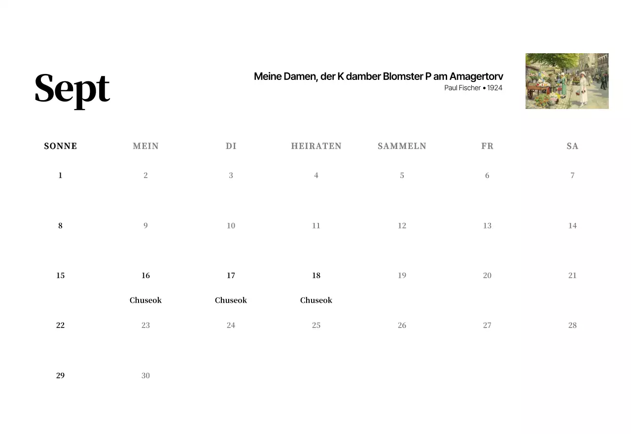 Ein schlichtes, klassisches Meisterwerk in Schwarz und Grau