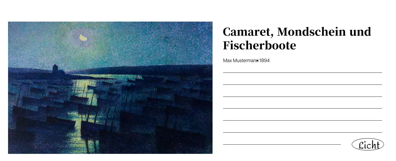 Ein schlichtes, klassisches Meisterwerk in Schwarz und Grau