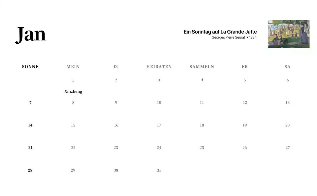 Ein schlichtes, klassisches Meisterwerk in Schwarz und Grau