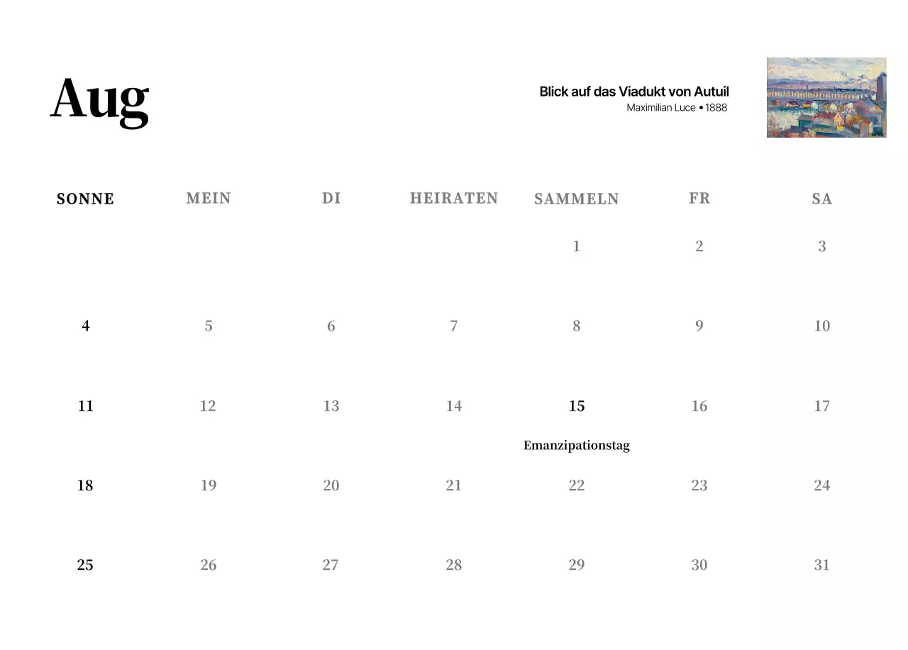 Ein schlichtes, klassisches Meisterwerk in Schwarz und Grau