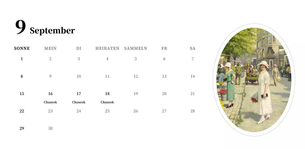 Ein schlichtes, klassisches Meisterwerk in Schwarz und Grau