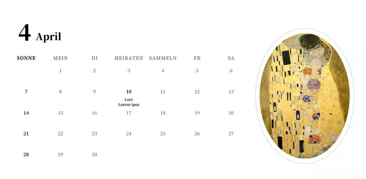 Ein schlichtes, klassisches Meisterwerk in Schwarz und Grau