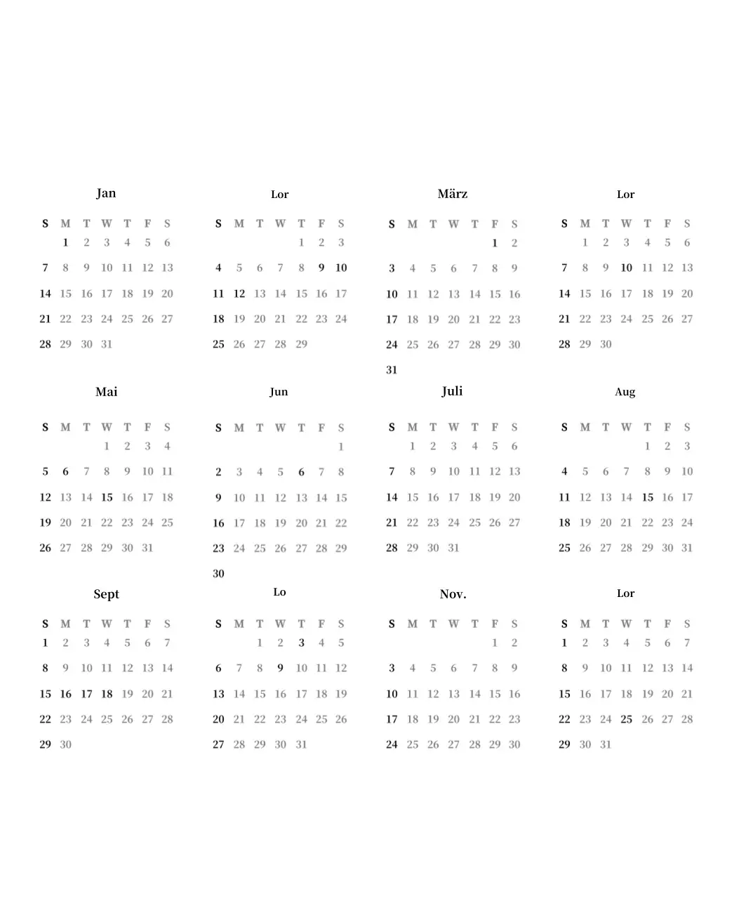 Ein schlichtes, klassisches Meisterwerk in Schwarz und Grau