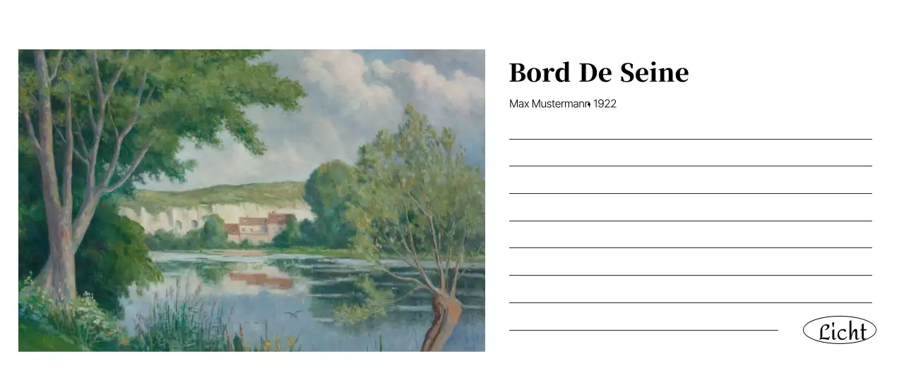 Ein schlichtes, klassisches Meisterwerk in Schwarz und Grau