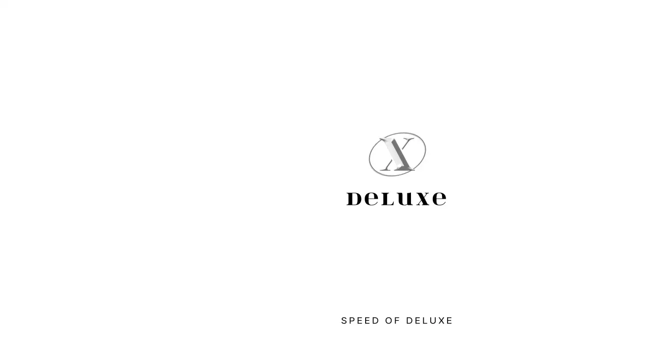 화이트와 블랙의 고급스럽고 멋진 자동차 로고