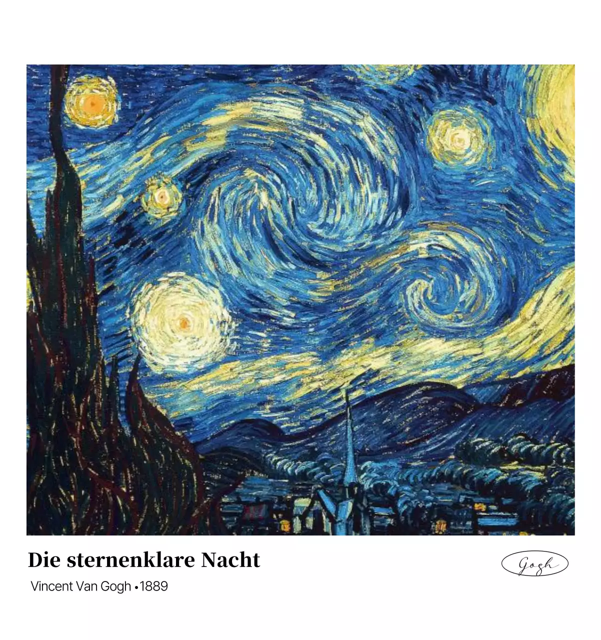 Ein schlichtes, klassisches Meisterwerk in Schwarz und Grau