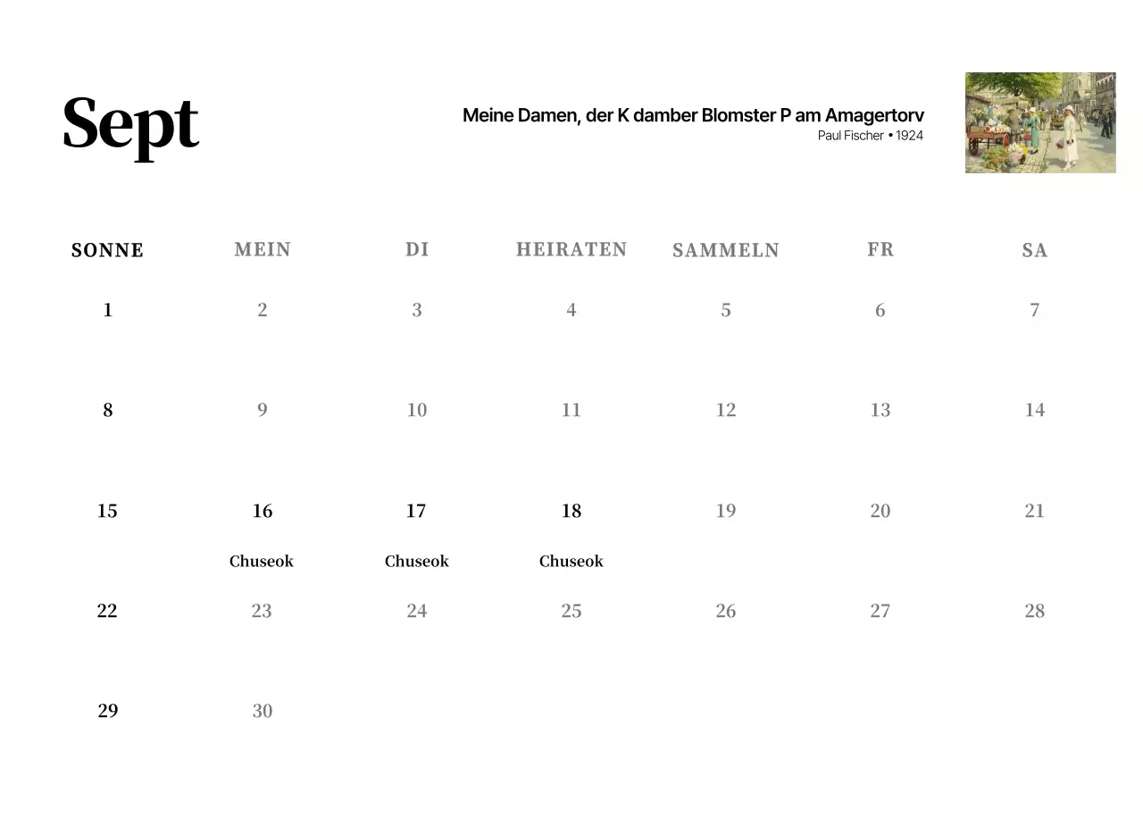 Ein schlichtes, klassisches Meisterwerk in Schwarz und Grau