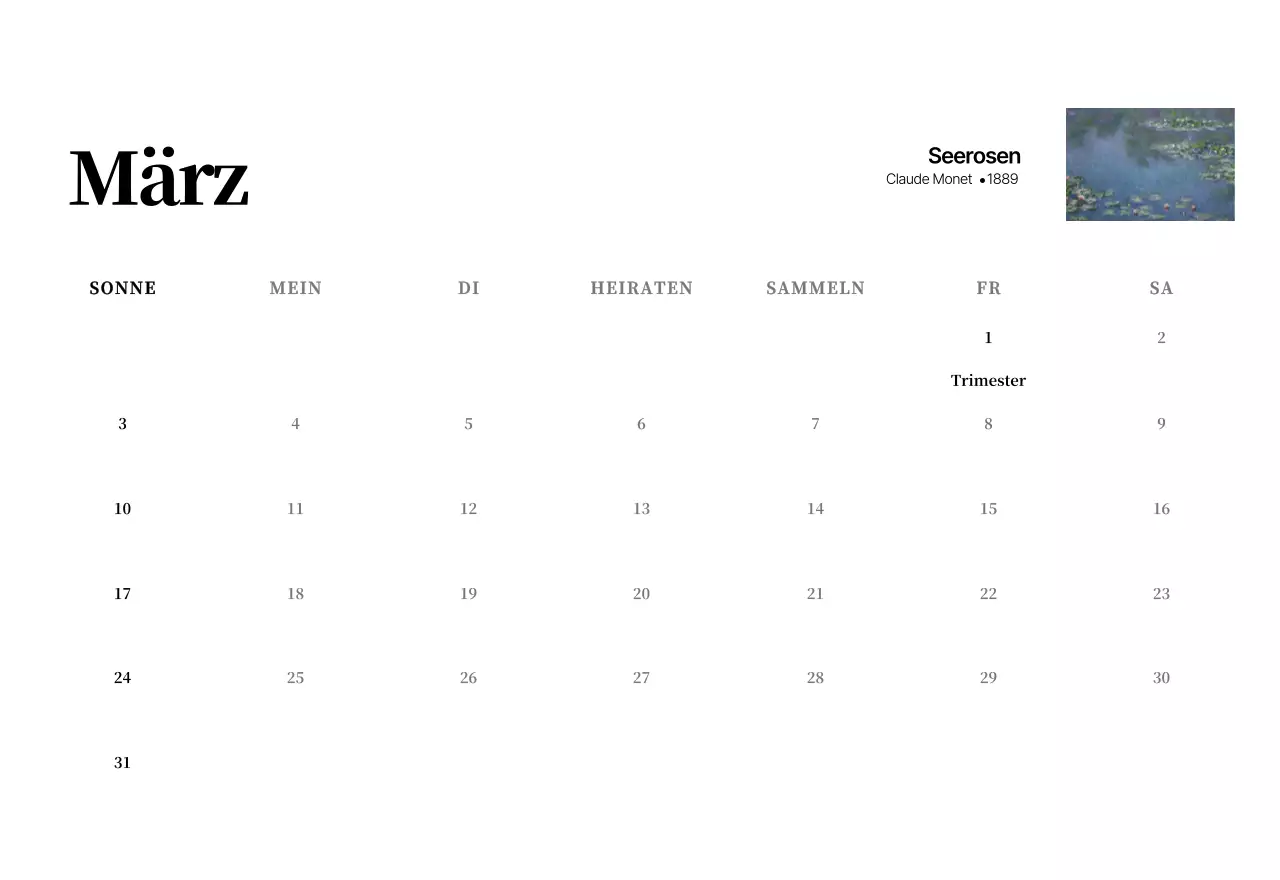 Ein schlichtes, klassisches Meisterwerk in Schwarz und Grau