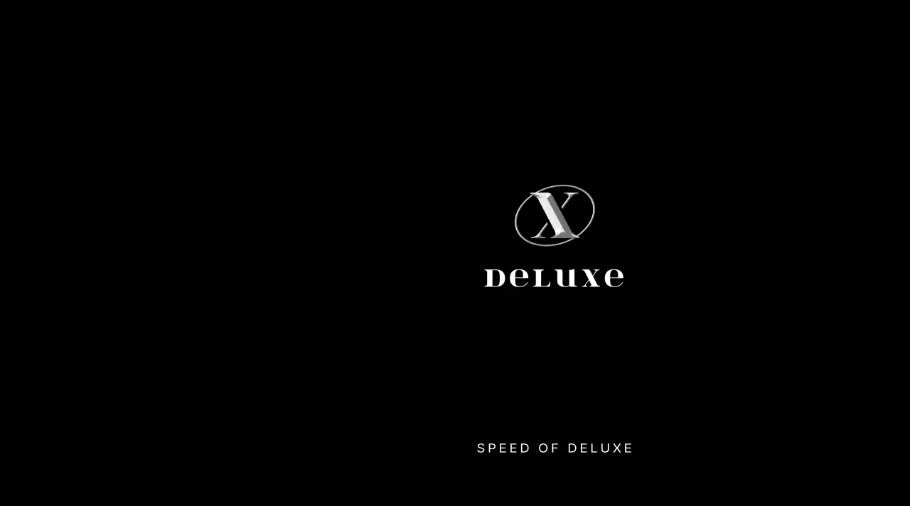 화이트와 블랙의 고급스럽고 멋진 자동차 로고