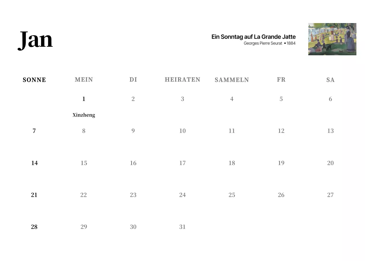 Ein schlichtes, klassisches Meisterwerk in Schwarz und Grau