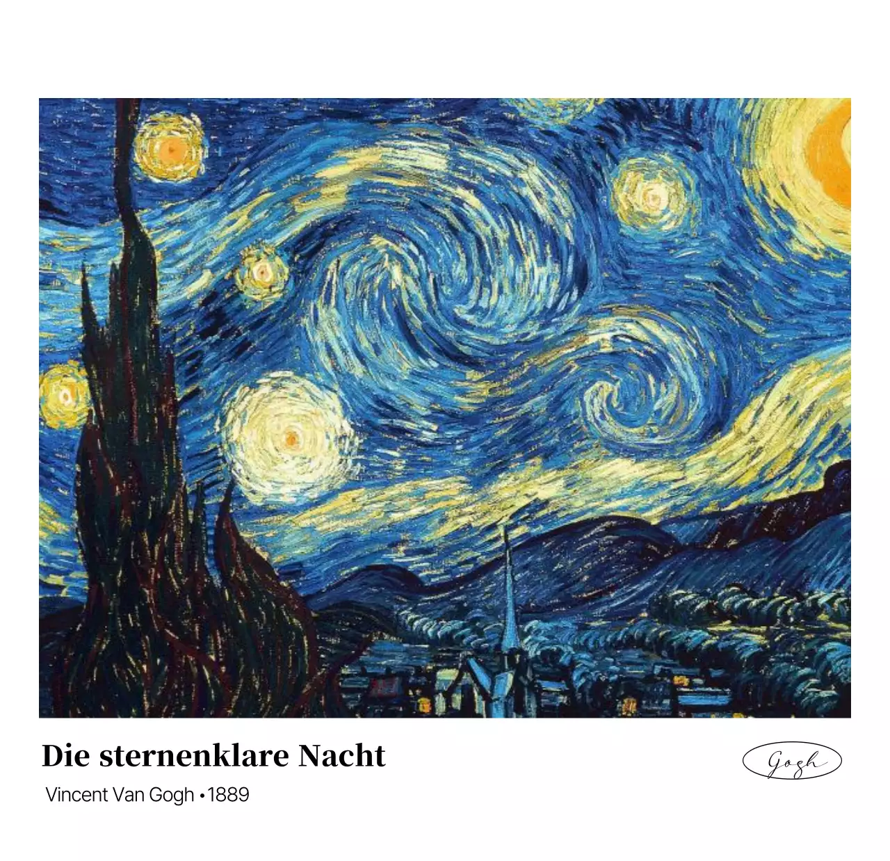 Ein schlichtes, klassisches Meisterwerk in Schwarz und Grau