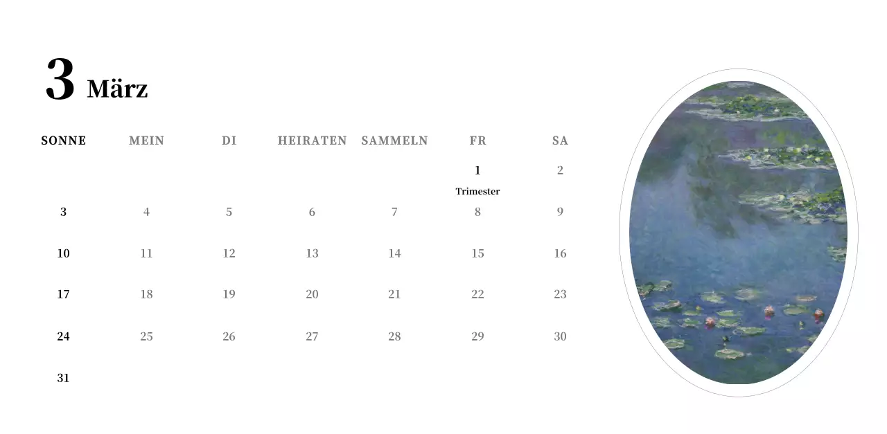 Ein schlichtes, klassisches Meisterwerk in Schwarz und Grau