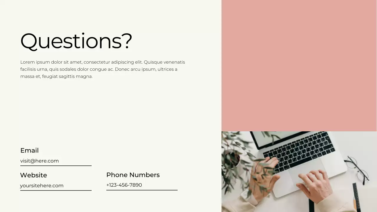 베이지색 현대 정신 건강 강의